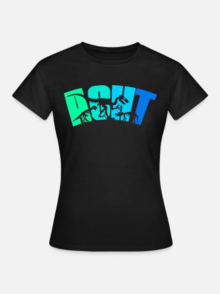 8. Geburtstag Dino Junge 8 Jahre alt Dinosaurier - Frauen T-Shirt - Schwarz