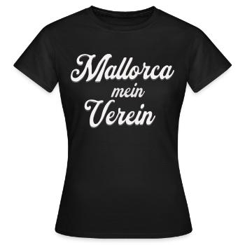 Mallorca mein Verein - Frauen T-Shirt - Schwarz - Vorne - AI Model Female 172 dark (172cm)