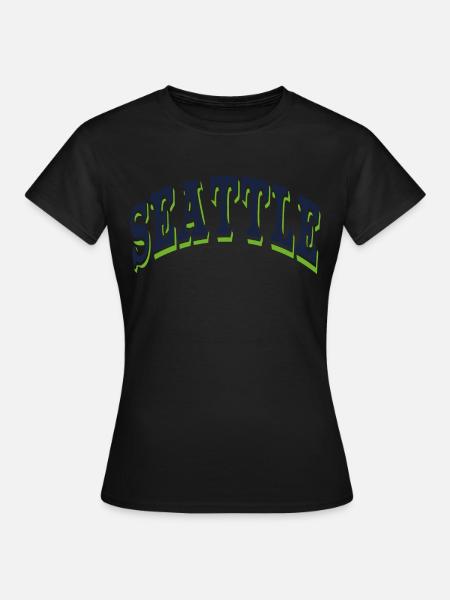 Seattle - Frauen T-Shirt - Schwarz