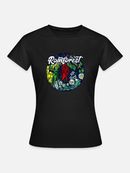 Regenwald Tropen Umweltschutz Natur Klimawandel - Frauen T-Shirt - Schwarz