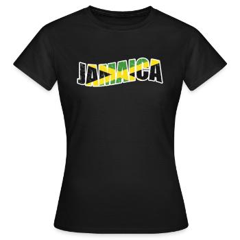 jamaica - Women's T-Shirt - black - Front - AI Model Female 172 dark (172cm)