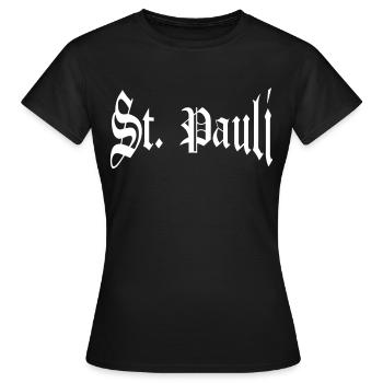 Saint-Pauli - T-shirt Femme - noir - Devant - AI Model Female 172 dark (172cm)