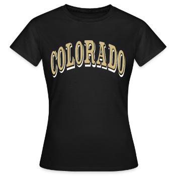 Colorado - T-shirt Femme - noir - Devant - AI Model Female 172 dark (172cm)