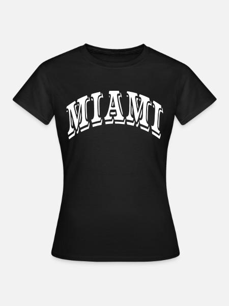 Miami - Frauen T-Shirt - Schwarz