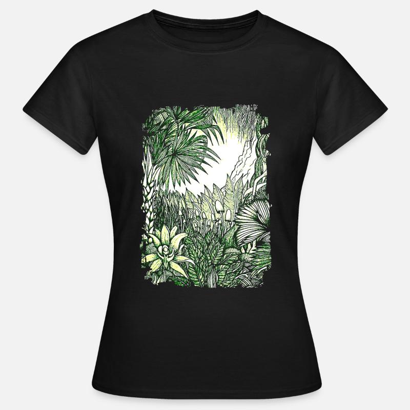 Jungle rainforest conservation Amazonas nature - Women's T-Shirt - black