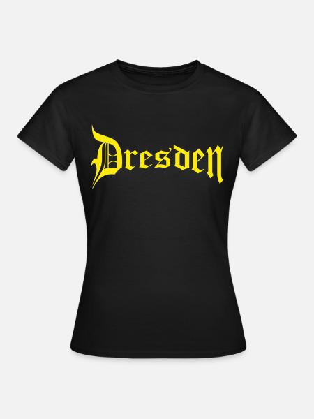 Dresden - Frauen T-Shirt - Schwarz