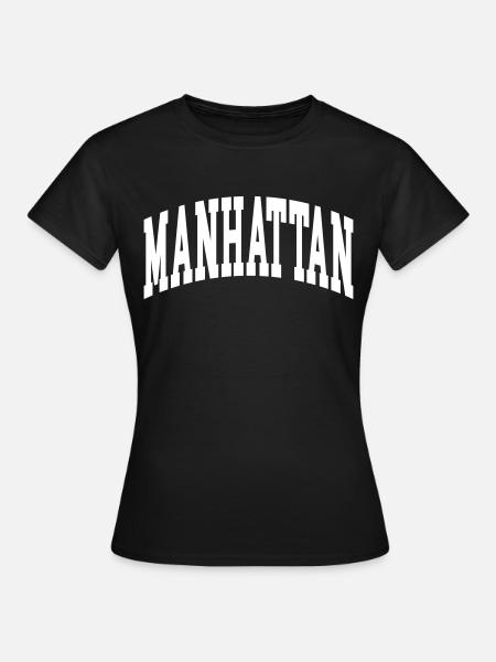 Manhatten - Frauen T-Shirt - Schwarz