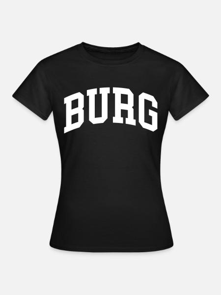 Burg - Frauen T-Shirt - Schwarz
