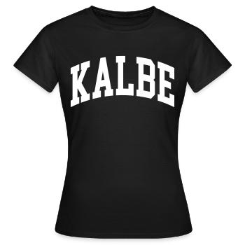 Kalbe - Frauen T-Shirt - Schwarz - Vorne - AI Model Female 172 dark (172cm)