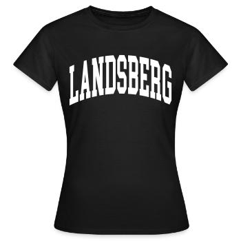 Canton de Landsberg - T-shirt Femme - noir - Devant - AI Model Female 172 dark (172cm)