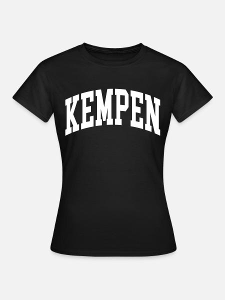 Kempen - Vrouwen T-shirt - zwart