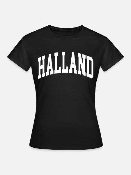 Halland - T-shirt dam - svart