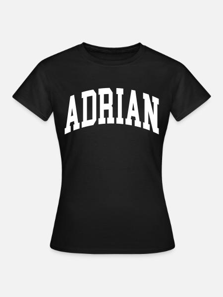 Adrian - Frauen T-Shirt - Schwarz