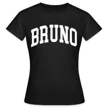 Bruno - Frauen T-Shirt - Schwarz - Vorne - AI Model Female 172 dark (172cm)