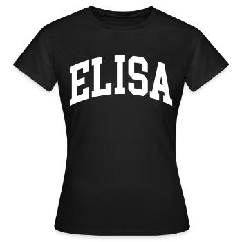 TEST ELISA - T-shirt Femme - noir - Devant - AI Model Female 172 dark (172cm)