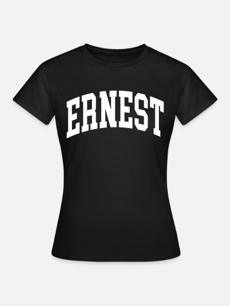 Ernest - Frauen T-Shirt - Schwarz