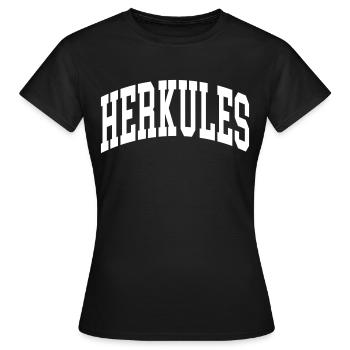 Hercule - T-shirt Femme - noir - Devant - AI Model Female 172 dark (172cm)
