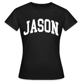Jason - Frauen T-Shirt - Schwarz - Vorne - AI Model Female 172 dark (172cm)