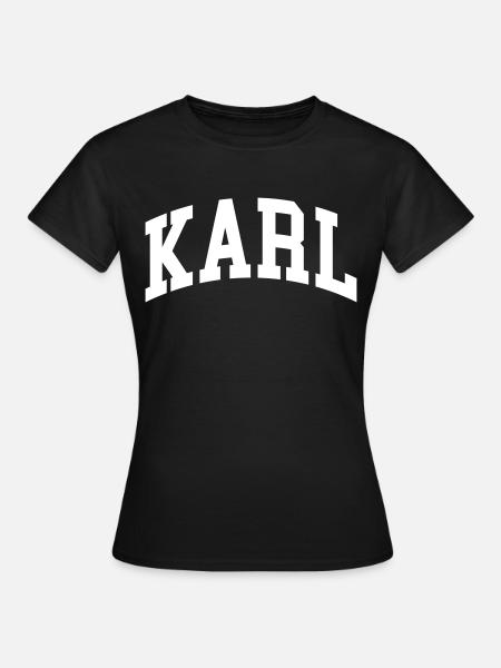 Karl - Frauen T-Shirt - Schwarz