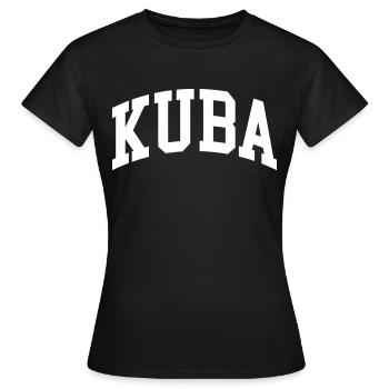Kuba - Frauen T-Shirt - Schwarz - Vorne - AI Model Female 172 dark (172cm)
