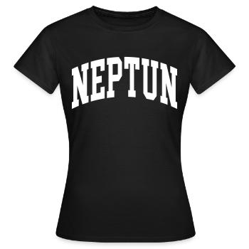 Neptun - Frauen T-Shirt - Schwarz - Vorne - AI Model Female 172 dark (172cm)