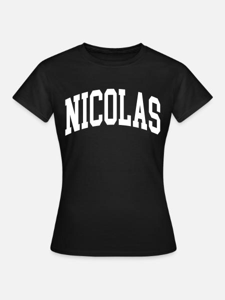 Nicolas - Frauen T-Shirt - Schwarz