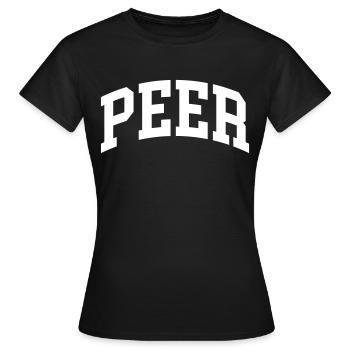 Pair - T-shirt Femme - noir - Devant - AI Model Female 172 dark (172cm)