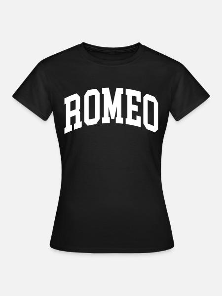 Romeo - Frauen T-Shirt - Schwarz