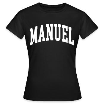 Manuel - T-shirt Femme - noir - Devant - AI Model Female 172 dark (172cm)