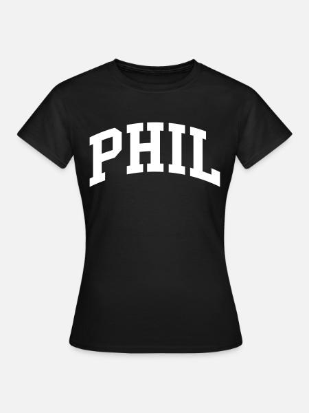 Phil - Frauen T-Shirt - Schwarz