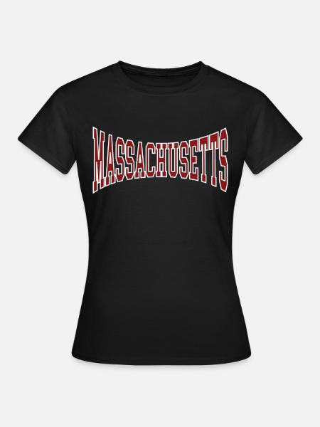 Massachusetts - Frauen T-Shirt - Schwarz