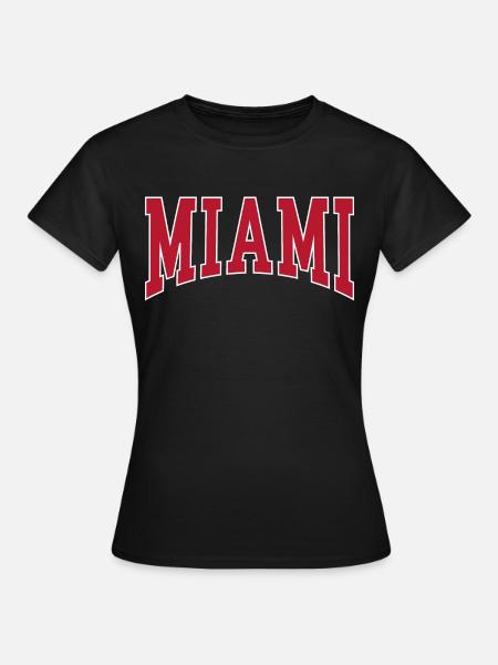 Miami - Frauen T-Shirt - Schwarz