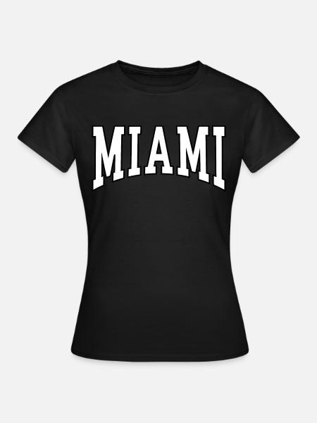 Miami - Frauen T-Shirt - Schwarz