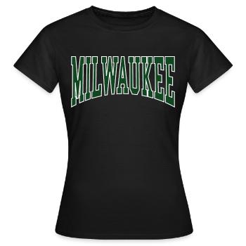 Milwaukee - T-shirt Femme - noir - Devant - AI Model Female 172 dark (172cm)