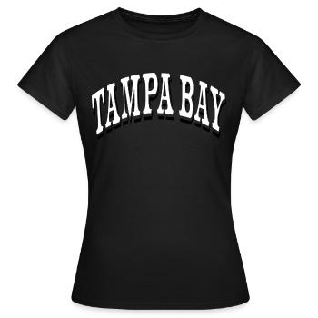Tampa Bay - Women's T-Shirt - black - Front - AI Model Female 172 dark (172cm)