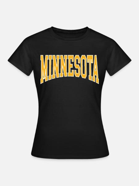 Minnesota - Frauen T-Shirt - Schwarz