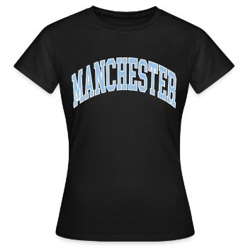 Manchester - Women's T-Shirt - black - Front - AI Model Female 172 dark (172cm)