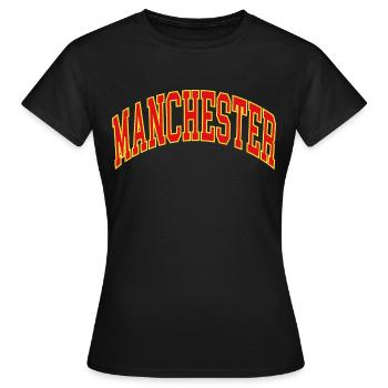 Manchester - Women's T-Shirt - black - Front - AI Model Female 172 dark (172cm)