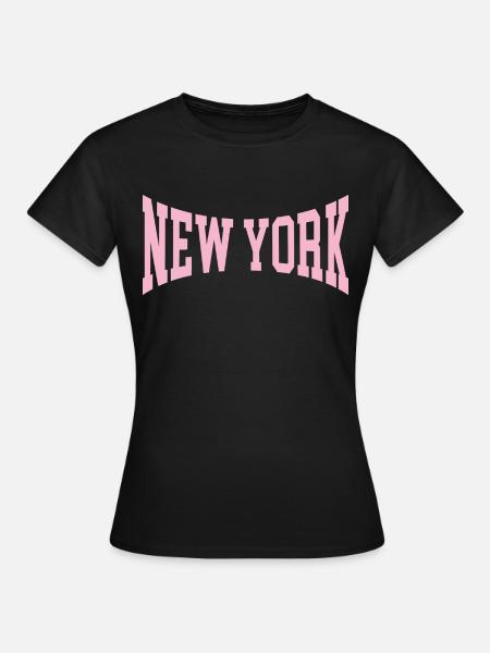 New York - Maglietta da donna - nero