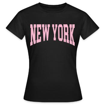 New York - T-shirt Femme - noir - Devant - AI Model Female 172 dark (172cm)