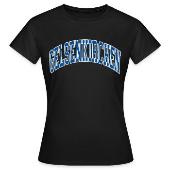 Gelsenkirchen - T-shirt Femme - noir - Devant - AI Model Female 172 dark (172cm)