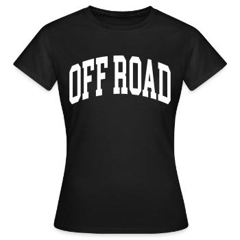 Hors route - T-shirt Femme - noir - Devant - AI Model Female 172 dark (172cm)