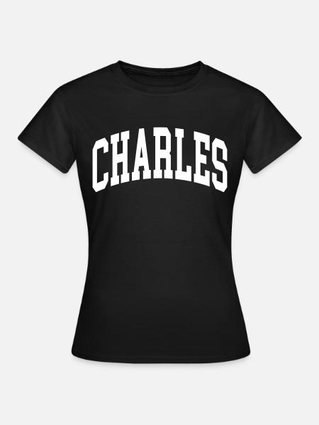 Charles - Frauen T-Shirt - Schwarz