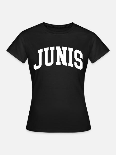 Junis - Frauen T-Shirt - Schwarz