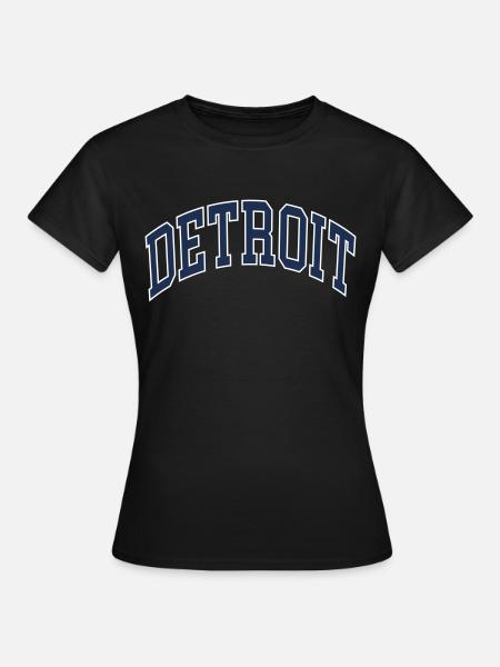 Detroit - Frauen T-Shirt - Schwarz