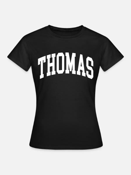 Thomas - Frauen T-Shirt - Schwarz