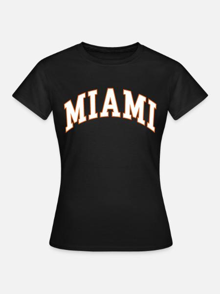 Miami - Frauen T-Shirt - Schwarz