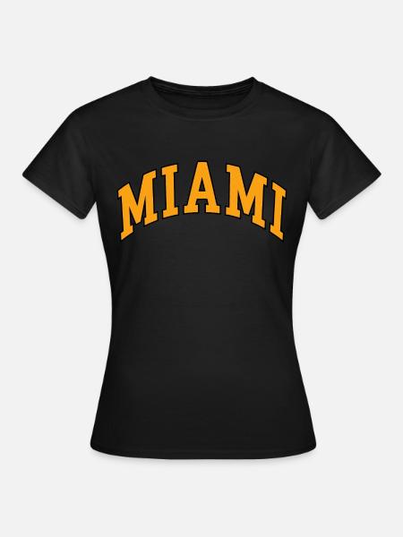 Miami - Frauen T-Shirt - Schwarz