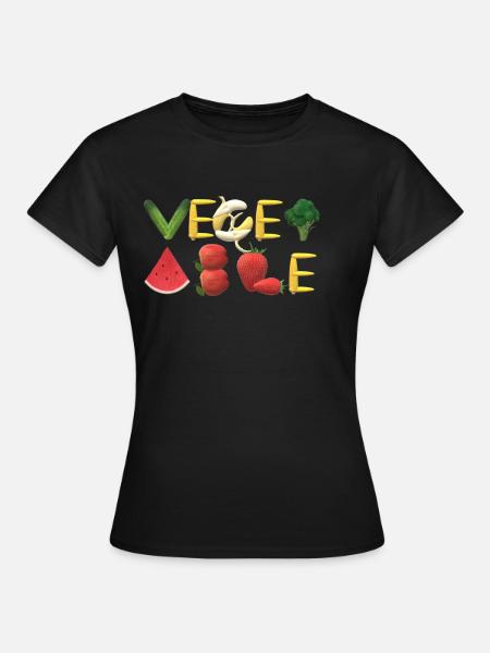 vegetable - Women's T-Shirt - black