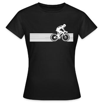 BIKE - T-shirt Femme - noir - Devant - AI Model Female 172 dark (172cm)